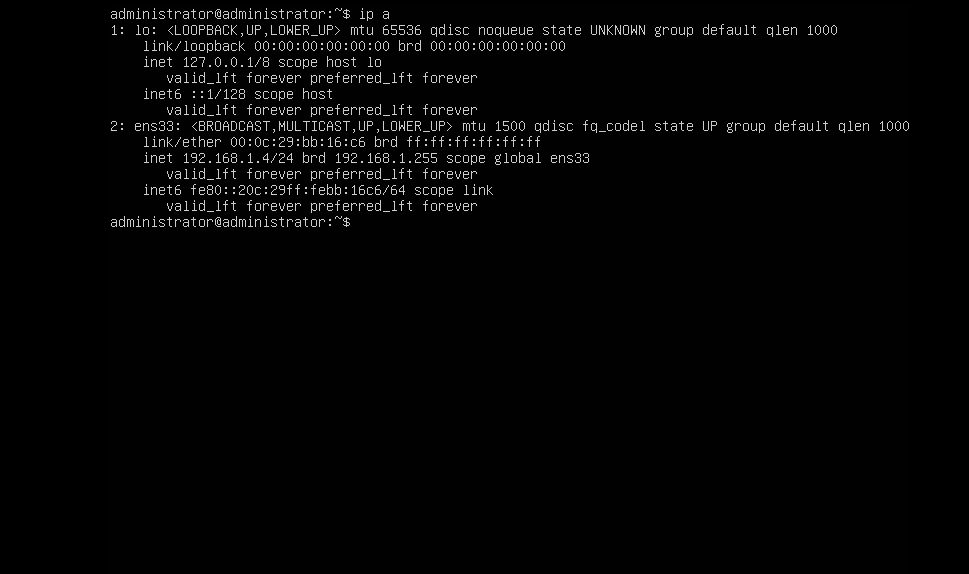 Bài 3. Cấu hình IP tĩnh cho Ubuntu Server 20.04