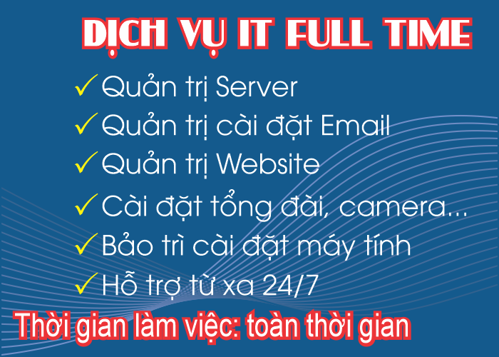 Dịch Vụ IT Full Time